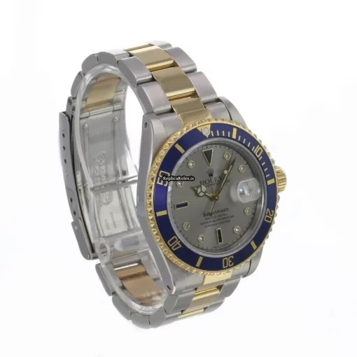 Cheap Replica Rolex Submariner Date 16613 Caliber 3135 Automatic Movement 40mm Gold/steel Case Mens/unisex Watch - Image 6