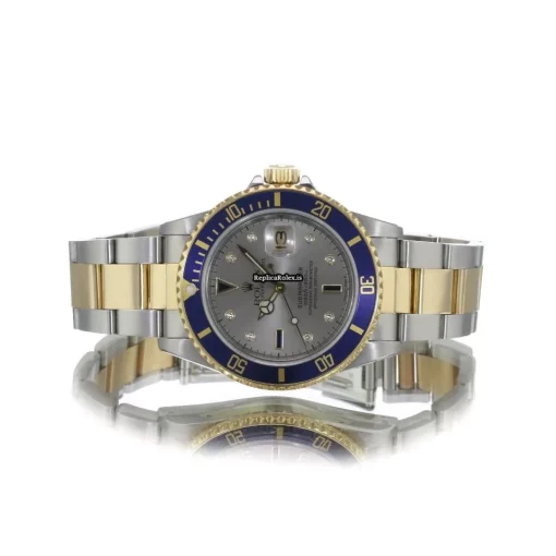 Cheap Replica Rolex Submariner Date 16613 Caliber 3135 Automatic Movement 40mm Gold/steel Case Mens/unisex Watch - Image 8