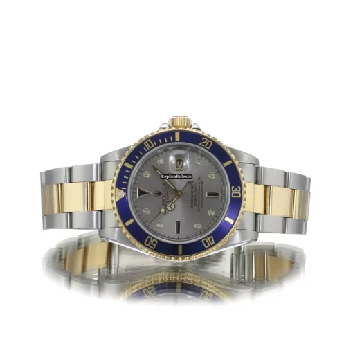 Cheap Replica Rolex Submariner Date 16613 Caliber 3135 Automatic Movement 40mm Gold/steel Case Mens/unisex Watch - Image 9