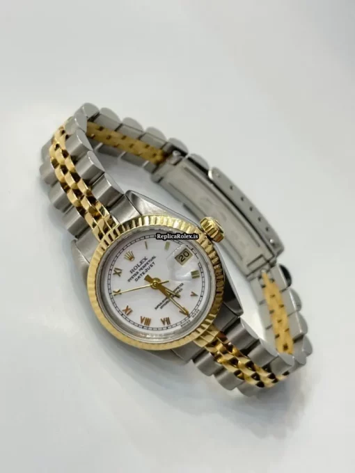 Lovely Clone Rolex Lady-datejust 69173 Caliber 2135 Automatic Movement 26mm Gold/steel Case Womens Watch