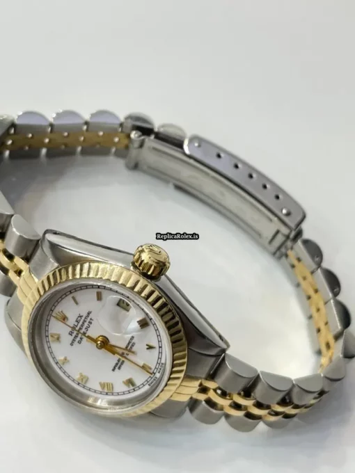 Lovely Clone Rolex Lady-datejust 69173 Caliber 2135 Automatic Movement 26mm Gold/steel Case Womens Watch - Image 2