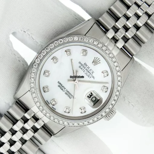 Inexpensive Replica Rolex Datejust 16030 Caliber 3035 Automatic Movement 36x44mm Steel Case Mens/unisex Watch - Image 2