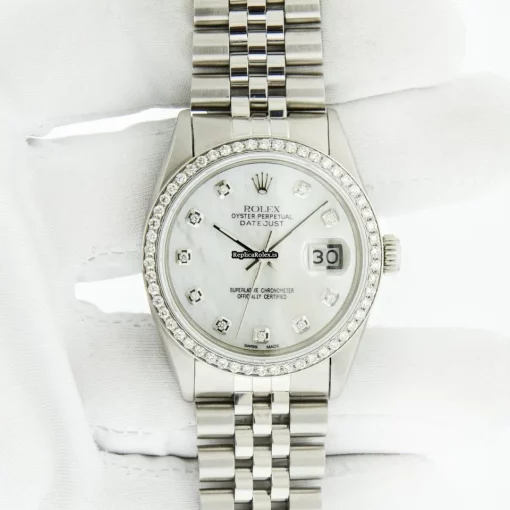 Inexpensive Replica Rolex Datejust 16030 Caliber 3035 Automatic Movement 36x44mm Steel Case Mens/unisex Watch - Image 3