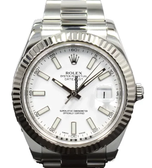 Suitable Clone Rolex Datejust II 116334 Caliber 3136 Automatic Movement 41mm Steel Case Mens/unisex Watch - Image 3