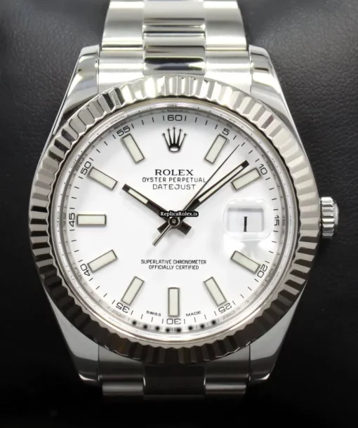 Suitable Clone Rolex Datejust II 116334 Caliber 3136 Automatic Movement 41mm Steel Case Mens/unisex Watch - Image 4