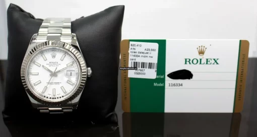 Suitable Clone Rolex Datejust II 116334 Caliber 3136 Automatic Movement 41mm Steel Case Mens/unisex Watch - Image 7