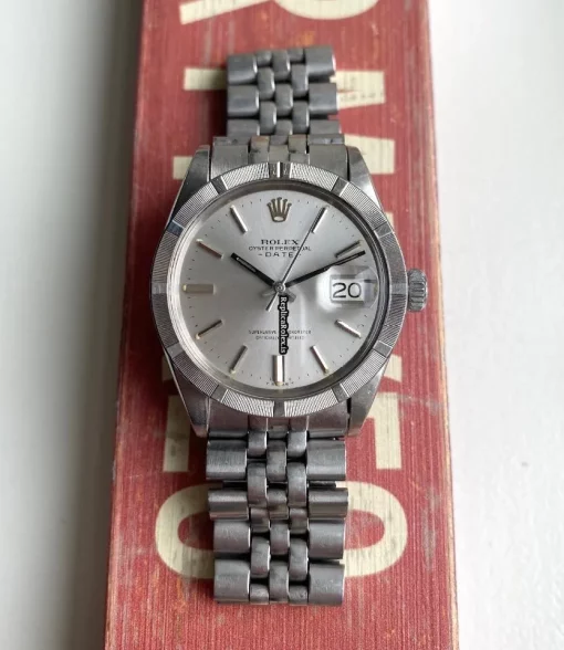 Lovely Fake Rolex Oyster Perpetual Date 1501 Caliber 1570 Automatic Movement 34x42mm Steel Case Mens/unisex Watch - Image 2