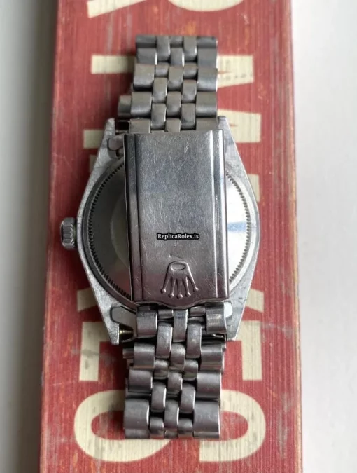 Lovely Fake Rolex Oyster Perpetual Date 1501 Caliber 1570 Automatic Movement 34x42mm Steel Case Mens/unisex Watch - Image 9