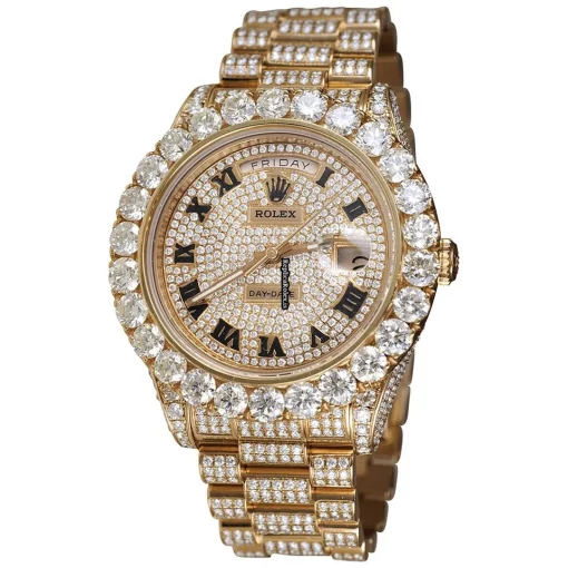Incredible Replicas Rolex Day-date II Self Winding Automatic 41mm Rose Gold Case Mens/unisex Watch