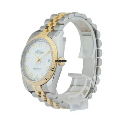 Trustworthy Replica Rolex Datejust 116233 Caliber 3135 Automatic Movement 36mm Gold/steel Case Mens/unisex Watch - Image 2