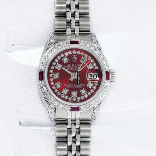 Design Replica Rolex Lady-datejust 6917 Caliber 2030 Automatic Movement 26mm Steel Case Womens Watch - Image 3