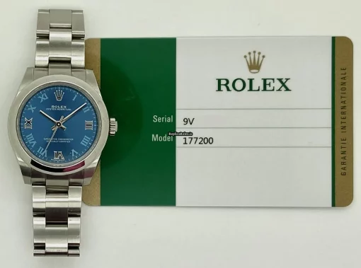 Fantastic Replica Rolex Oyster Perpetual 31 177200 Caliber 2231 Automatic Movement 31mm Steel Case Womens Watch