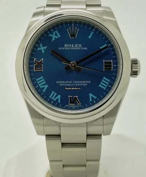 Fantastic Replica Rolex Oyster Perpetual 31 177200 Caliber 2231 Automatic Movement 31mm Steel Case Womens Watch - Image 2