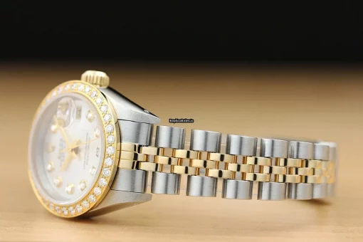Excellent Replica Rolex Lady-datejust 69173 Caliber 2135 Automatic Movement 26mm Steel Case Womens Watch - Image 4