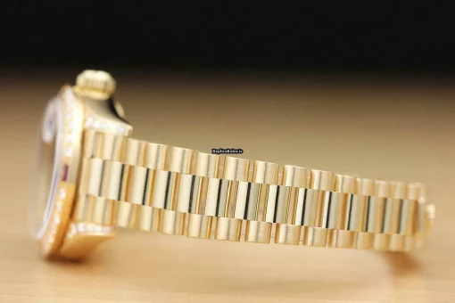 Excellent Replica Rolex Lady-datejust 69178 Caliber 2135 Automatic Movement 26mm Yellow Gold Case Womens Watch - Image 5
