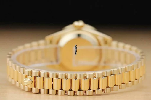 Excellent Replica Rolex Lady-datejust 69178 Caliber 2135 Automatic Movement 26mm Yellow Gold Case Womens Watch - Image 7