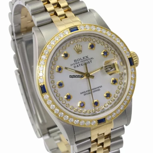 Attractive Knockoff Rolex Datejust 16233 Caliber 3035 Automatic Movement 36mm Gold/steel Case Mens/unisex Watch - Image 2