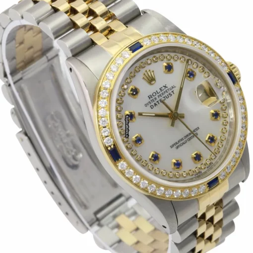 Attractive Knockoff Rolex Datejust 16233 Caliber 3035 Automatic Movement 36mm Gold/steel Case Mens/unisex Watch - Image 3
