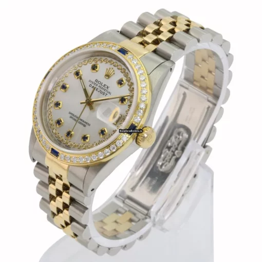 Attractive Knockoff Rolex Datejust 16233 Caliber 3035 Automatic Movement 36mm Gold/steel Case Mens/unisex Watch - Image 5