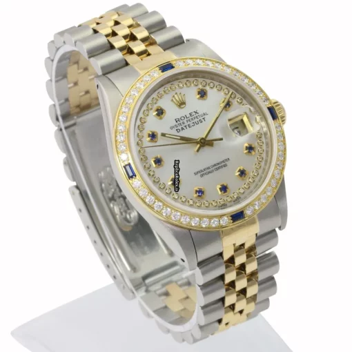 Attractive Knockoff Rolex Datejust 16233 Caliber 3035 Automatic Movement 36mm Gold/steel Case Mens/unisex Watch - Image 6