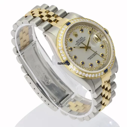 Attractive Knockoff Rolex Datejust 16233 Caliber 3035 Automatic Movement 36mm Gold/steel Case Mens/unisex Watch - Image 7