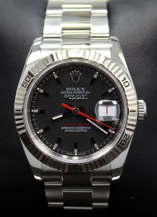 Quality Fake Rolex Datejust Turn-o-graph 116264 Automatic Movement 36mm Steel Case Watch - Image 2