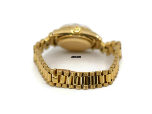 Design Fake Rolex Lady-datejust 6917 Caliber 2135 Automatic Movement 26mm Yellow Gold Case Womens Watch - Image 2