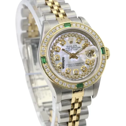 Excellent Replica Rolex Lady-datejust 69173 Caliber 2135 Automatic Movement 26mm Gold/steel Case Womens Watch - Image 2