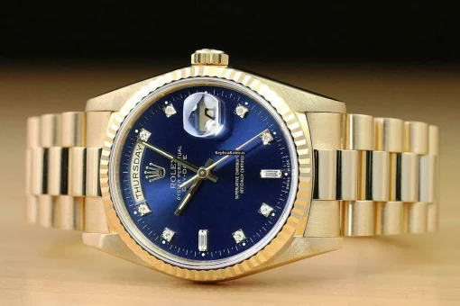 Mind-boggling Imitation Rolex Day-date 36 18238 Caliber 3155 Automatic Movement 36mm Yellow Gold Case Mens/unisex Watch - Image 3