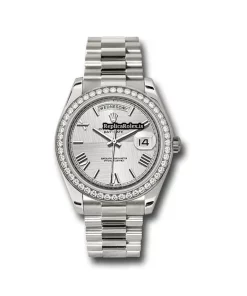 Amazing Replica Rolex Day-date 40 228349rbr Caliber 3255 Automatic Movement 40mm White Gold Case Mens/unisex Watch