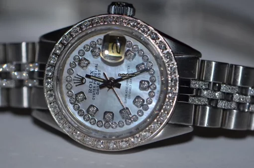 Ideal Copy Rolex Datejust Self Winding Automatic 26mm Steel Case Womens Watch