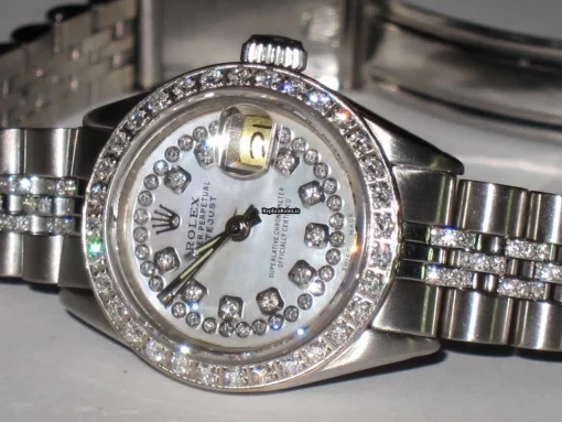 Ideal Copy Rolex Datejust Self Winding Automatic 26mm Steel Case Womens Watch - Image 3