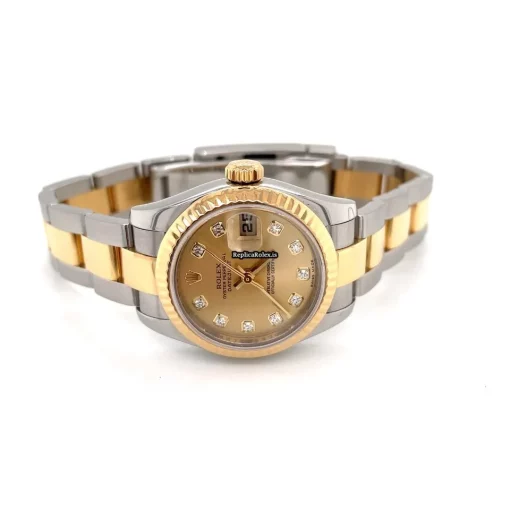 Terrific Fake Rolex Lady-datejust 179173 Caliber 2235 Automatic Movement 26mm Steel Case Womens Watch - Image 2