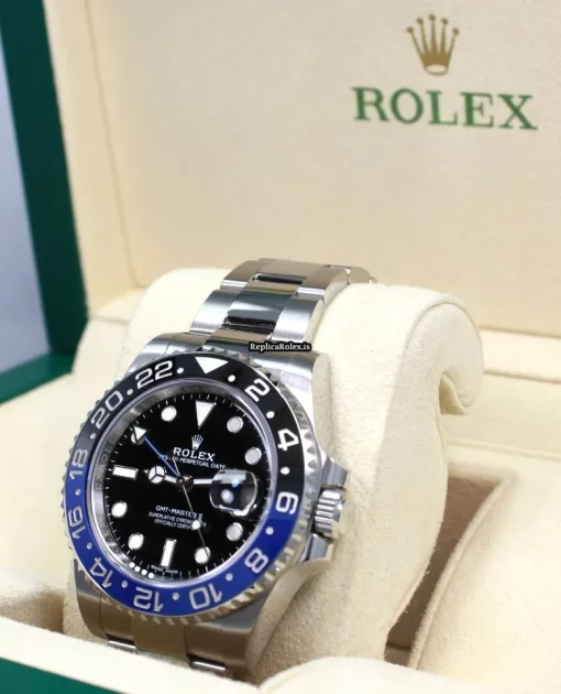 Excellent Fake Rolex Gmt-master II 116710 Automatic Movement 40mm Steel Case Mens/unisex Watch - Image 4
