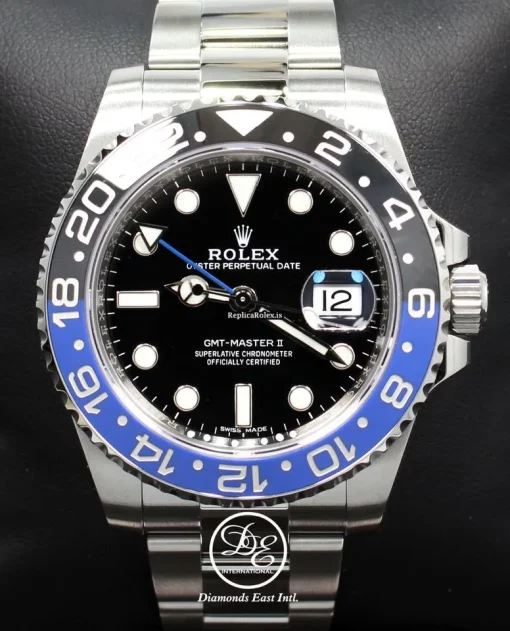 Excellent Fake Rolex Gmt-master II 116710 Automatic Movement 40mm Steel Case Mens/unisex Watch - Image 7