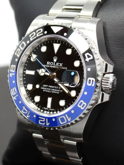 Excellent Fake Rolex Gmt-master II 116710 Automatic Movement 40mm Steel Case Mens/unisex Watch - Image 8