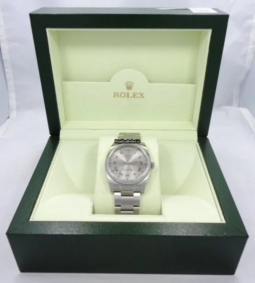 Discount Copies Rolex Air King 114200 Automatic Movement 34mm Steel Case Watch - Image 2