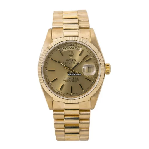 Incredible Fake Rolex Day-date 36 18078 Automatic Movement 36mm Yellow Gold Case Mens/unisex Watch