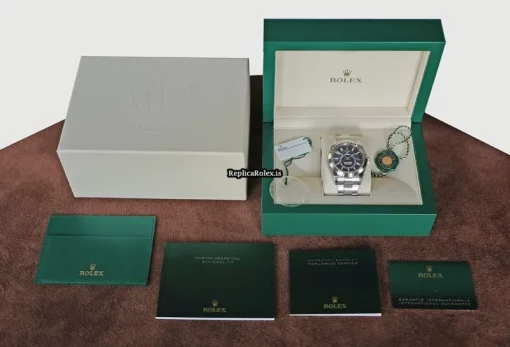Stylish Fake Rolex Sky-dweller Caliber 9001 Automatic Movement Steel Case Watch - Image 3