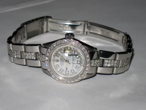 Recommend Replica Rolex Datejust Self Winding Automatic 26mm Steel Case Womens Watch - Image 4