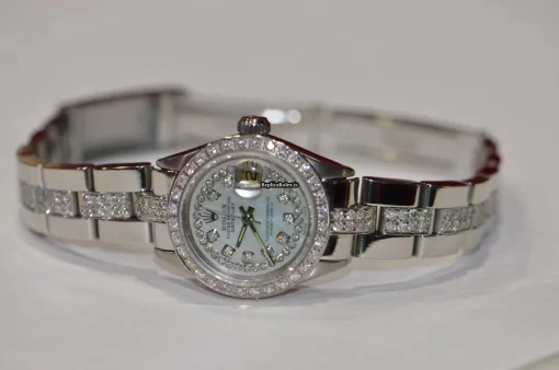 Recommend Replica Rolex Datejust Self Winding Automatic 26mm Steel Case Womens Watch - Image 5