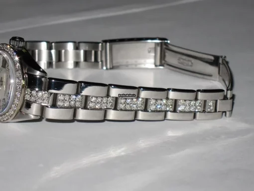 Recommend Replica Rolex Datejust Self Winding Automatic 26mm Steel Case Womens Watch - Image 7