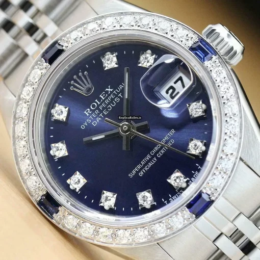 High Quality Copy Rolex Lady-datejust 69174 Caliber 2135 Automatic Movement 26mm Steel Case Womens Watch