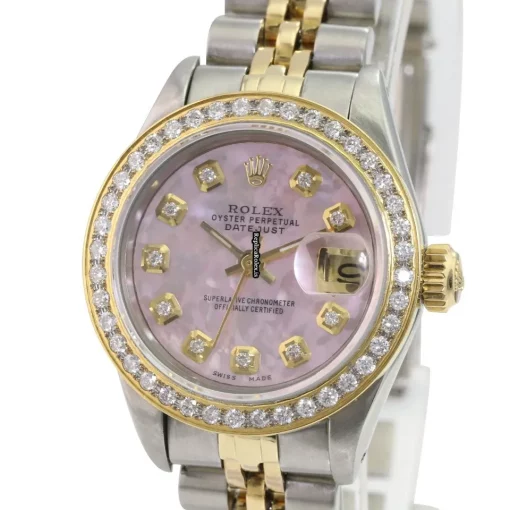 Distinctive Replica Rolex Lady-datejust 69173 Caliber 2135 Automatic Movement 26mm Gold/steel Case Womens Watch