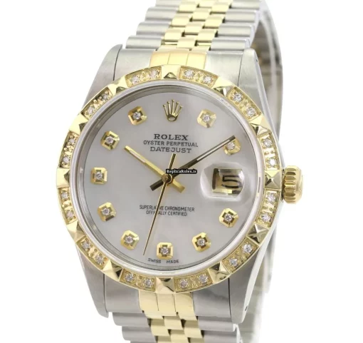 Pleasing Fake Rolex Datejust 16233 Caliber 3035 Automatic Movement 36mm Gold/steel Case Mens/unisex Watch