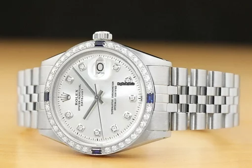 Terrific Replica Rolex Datejust 1601 Caliber 1570 Automatic Movement 36mm Steel Case Mens/unisex Watch - Image 2