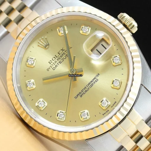 Incredible Replica Rolex Datejust 16233 Caliber 3135 Automatic Movement 36mm Steel Case Mens/unisex Watch