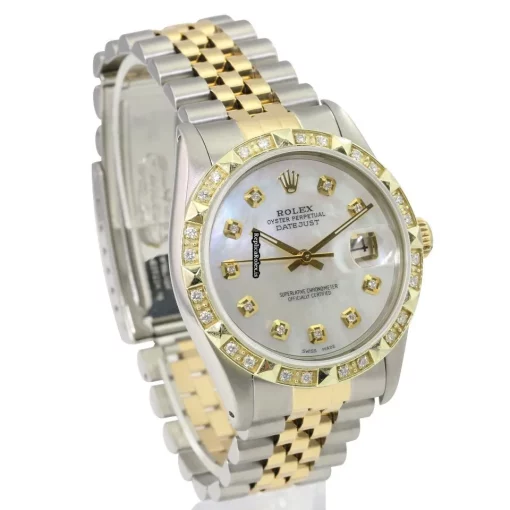 Special Fake Rolex Datejust 16233 Caliber 3035 Automatic Movement 36mm Gold/steel Case Mens/unisex Watch - Image 10