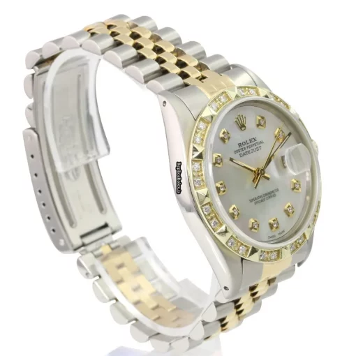Special Fake Rolex Datejust 16233 Caliber 3035 Automatic Movement 36mm Gold/steel Case Mens/unisex Watch - Image 12