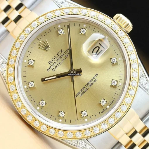 Fabulous Fake Rolex Datejust 16013 Caliber 3035 Automatic Movement 36mm Steel Case Mens/unisex Watch